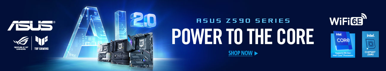 ASUS | ASUS Z590 SERIES | POWER TO THE CORE | SHOP NOW