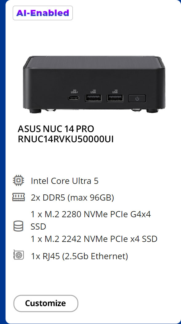 ASUS NUC 14 Pro 