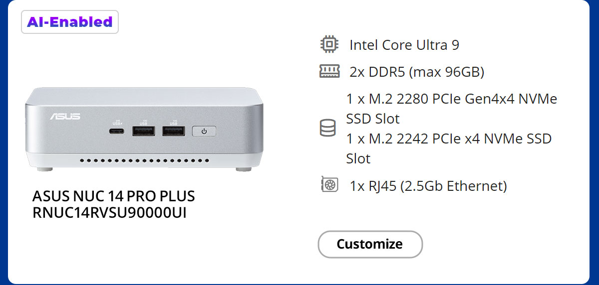 ASUS NUC 14 Pro Plus 