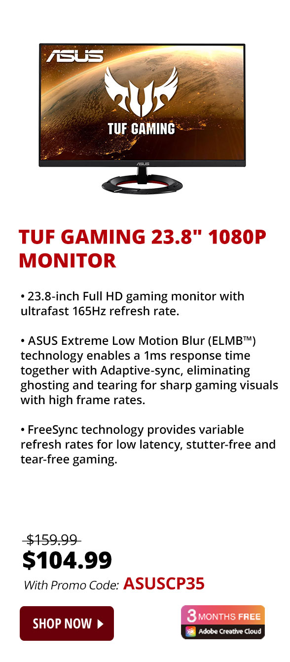 TUF Gaming 23.8" 1080P Monitor