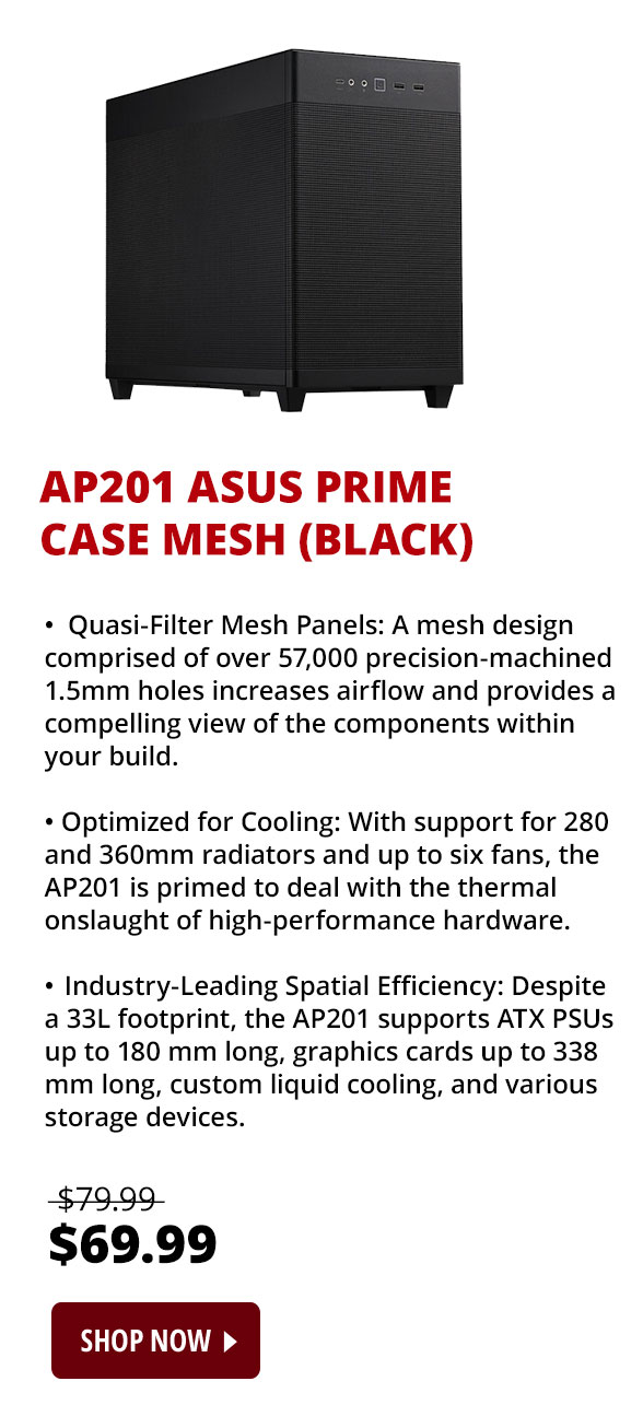 AP201 Type-C Airflow-focused Micro-ATX