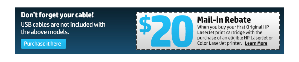 $20 Mail-in Rebate