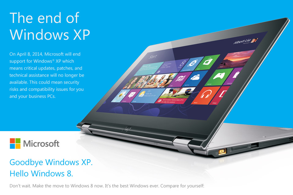 The End Of Windows XP