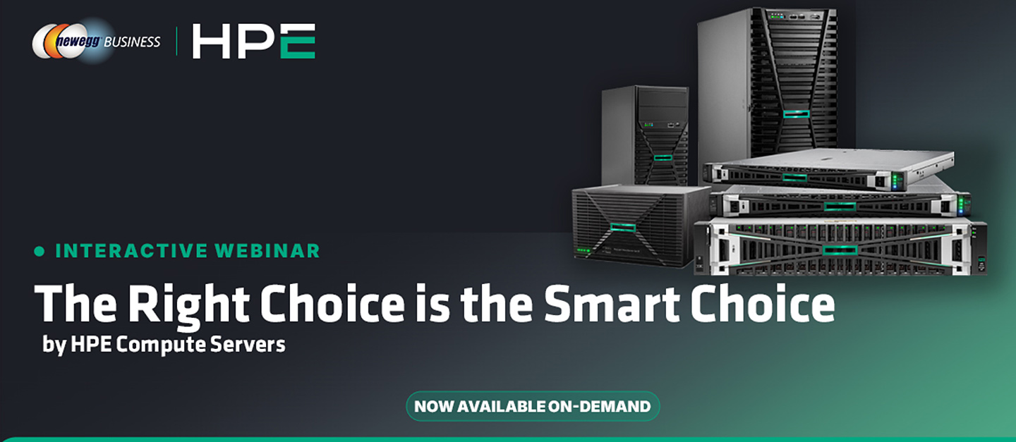 HPE Smart Choice - The Right Choice is the Smart Choice.
