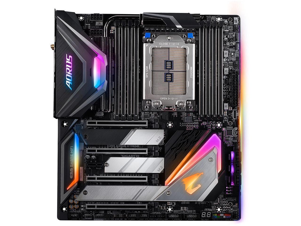 GIGABYTE X399 AORUS XTREME sTR4 AMD X399 SATA 6Gb/s USB 3.1 Extended ATX AMD Motherboard