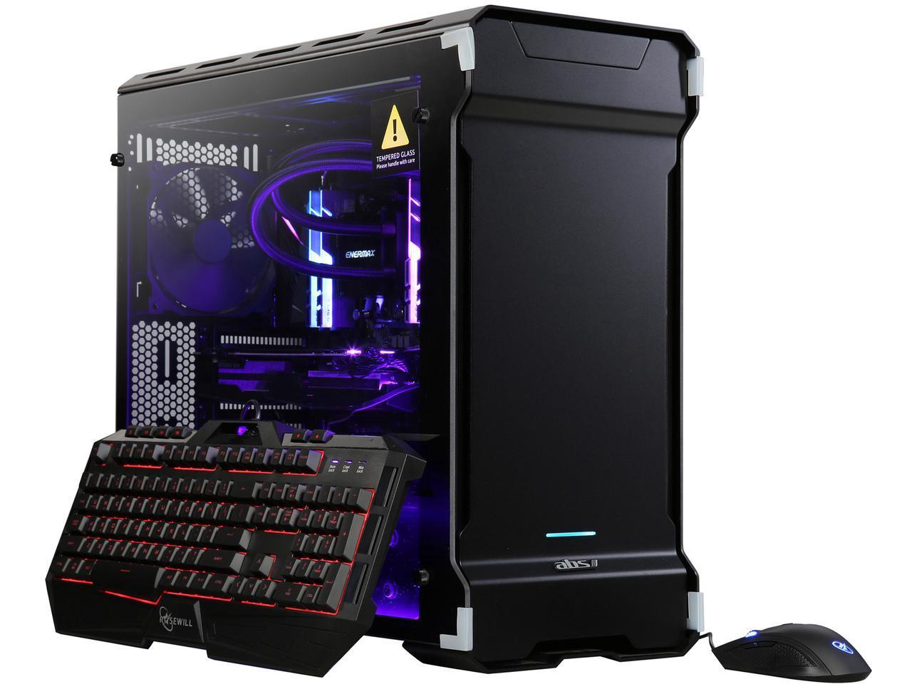 ABS TRipper V2 NVIDIA GeForce GTX 1080 Ti 11 GB AMD Ryzen Threadripper 2990WX (3.00 GHz) 32-Core Liquid Cooling (240 mm) 32 GB DDR4 512 GB NVMe M.2 SSD 2 TB HDD Windows 10 Home 64-Bit ALA090