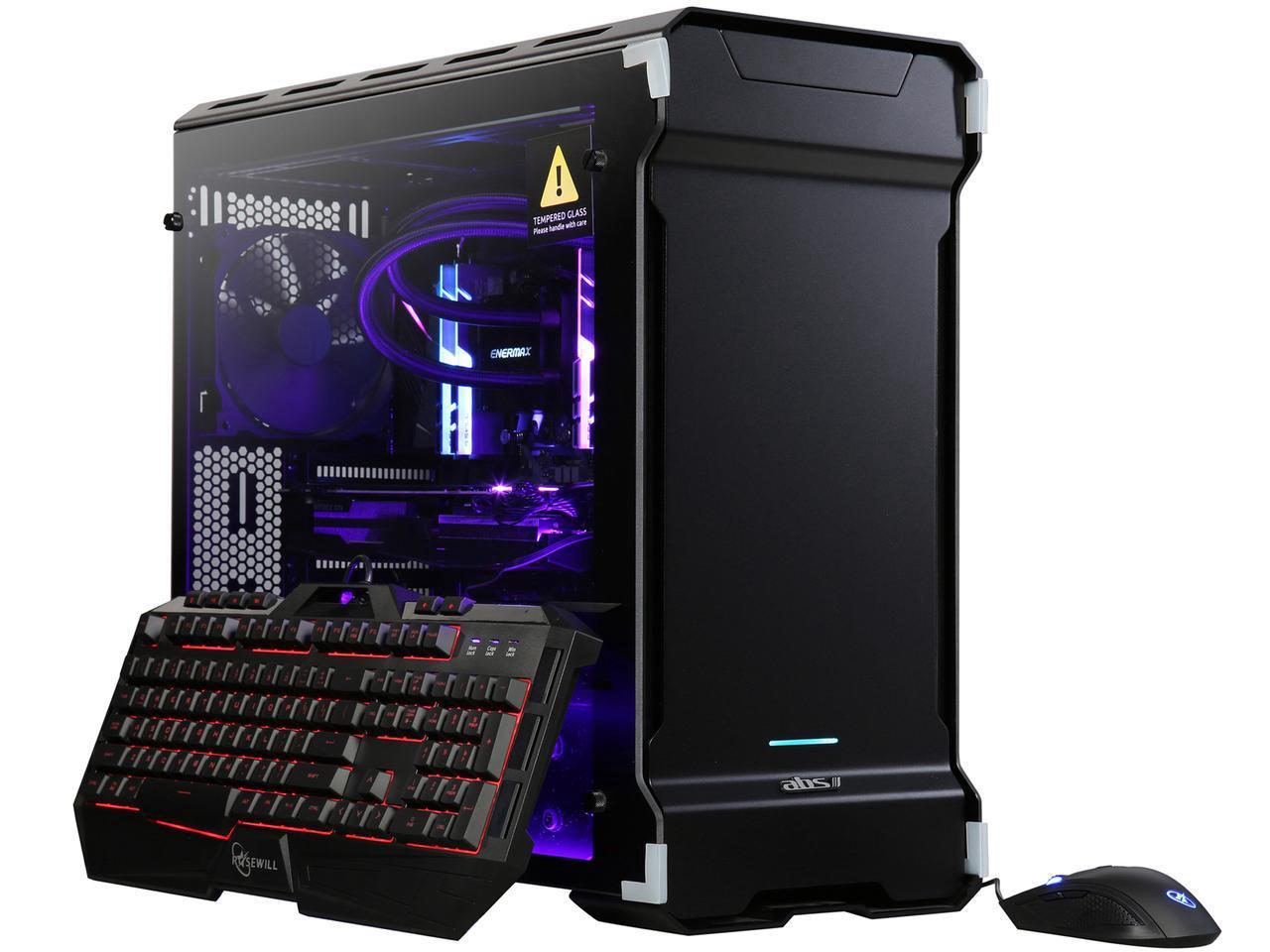 ABS TRipper V2 AMD Radeon RX Vega 64 8 GB AMD Ryzen Threadripper 2990WX (3.00 GHz) 32-Core Liquid Cooling (240 mm) 32 GB DDR4 512 GB NVMe M.2 SSD 2 TB HDD Windows 10 Home 64-Bit ALA091