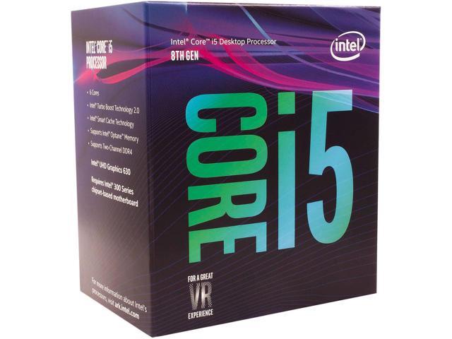 Intel Core i5-8500 Coffee Lake 6-Core 3.0 GHz (4.1 GHz Turbo) LGA 1151 (300 Series) 65W BX80684I58500 Desktop Processor Intel UHD Graphics 630