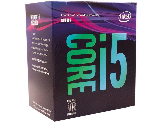 Intel Core i5-8600 Coffee Lake 6-Core 3.1 GHz (4.3 GHz Turbo) LGA 1151 (300 Series) 65W BX80684I58600 Desktop Processor Intel UHD Graphics 630