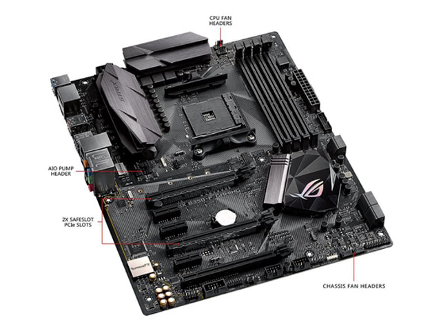 ASUS ROG STRIX B350-F GAMING AM4 AMD B350 SATA 6Gb/s USB 3.1 HDMI ATX AMD Motherboard