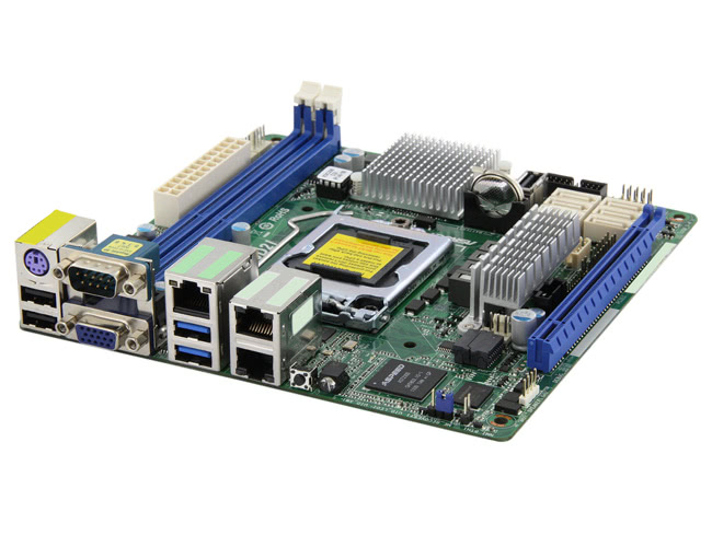 ASRock E3C226D2I Mini ITX Server Motherboard LGA 1150 Intel C226 Supports DDR3 1600 / 1333 ECC / Non-ECC UDIMM Memory