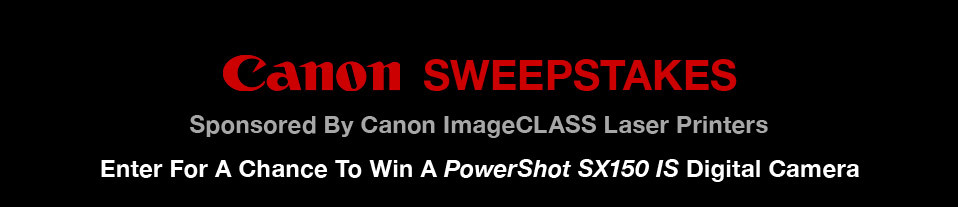 Canon Sweepstakes