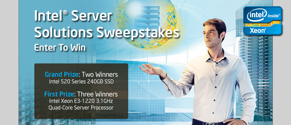Intel Server Solutions Sweepstakes - Enter To Win