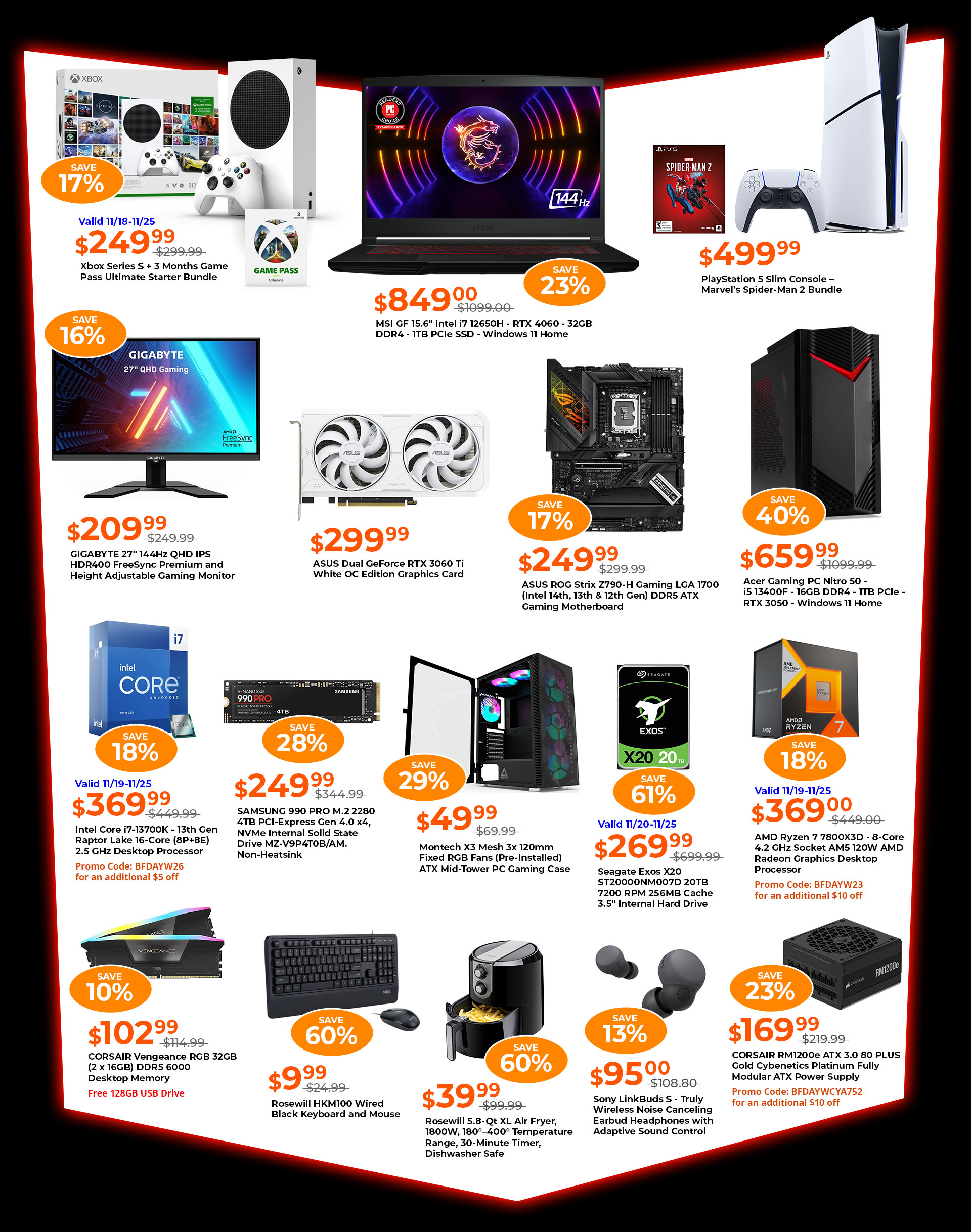 Newegg Black Friday 2024 - Ad & Deals