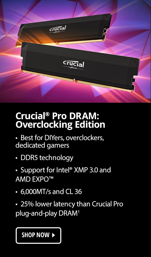 Crucial Pro Overclocking