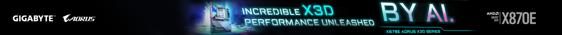 GIGABYTE X870 X3D Series