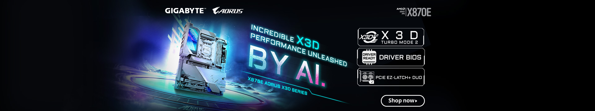 GIGABYTE X870 X3D Series