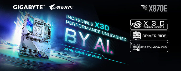 GIGABYTE X870 X3D Series