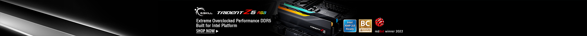Extreme overlocked performance DDR5 built for platform