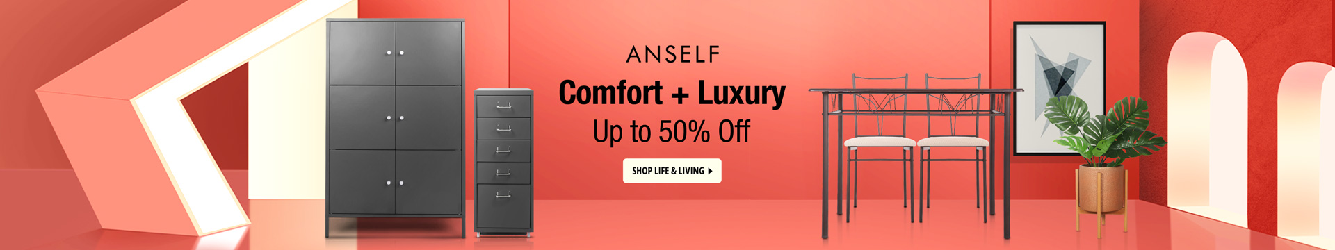 Comfort + Luxury Up to 50% off