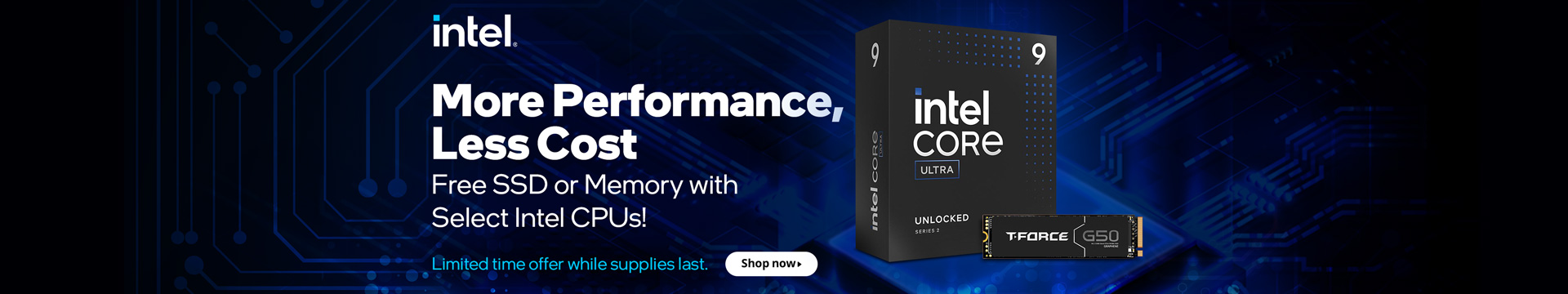 Intel CPU + SSD