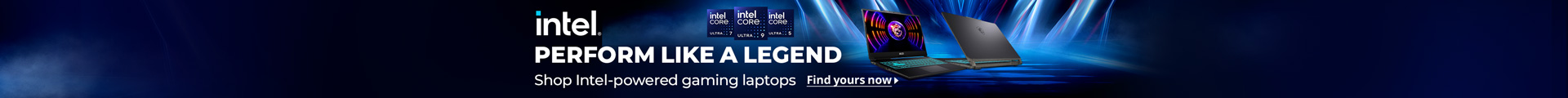 Intel Powered Gaming Laptops