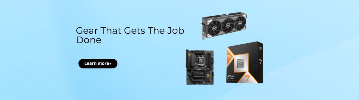 Gear that gets the Job done