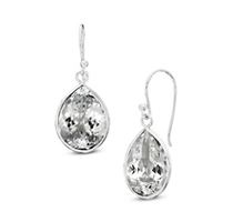 6.00 cttw Diamond Cut White Topaz Sterling Silver Earrings