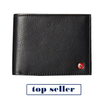 Alpine Swiss Men's Flip Up Billfold Wallet