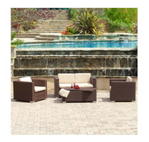 4pc Murano Outdoor Sofa Set w/ Cushions