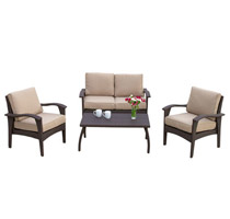 4pc Honolulu Outdoor Seating Set w/ Cushions