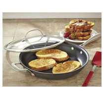 CHEFS 12 in. Hard Anodized Fry Pan w/ Lid