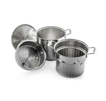 4pc Culina Stainless Steel Multi-Pot Cooker Set