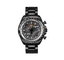 Timex Men's Black Stainless Steel Analog Quartz Watch