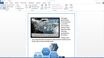 Add pictures, videos, or online media to your documents with a simple drag and drop.