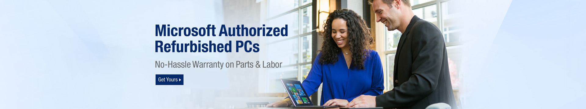 Microsoft authorized refurbished PCs