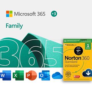 Microsoft 365 Family + Norton 360