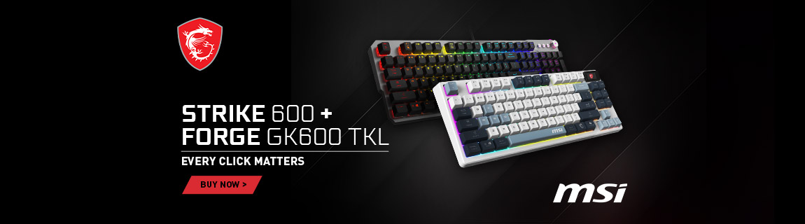 MSI Strike 600 + Forge GK600 TKL