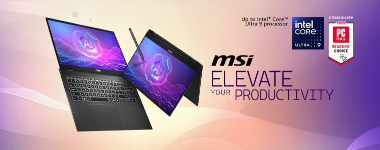 MSI Elevate Your Productivity