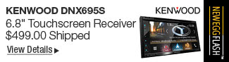 Newegg Flash - Kenwood DNX695S 6.8" DVD Touchscreen Receiver w/ Built-in Garmin Navigation