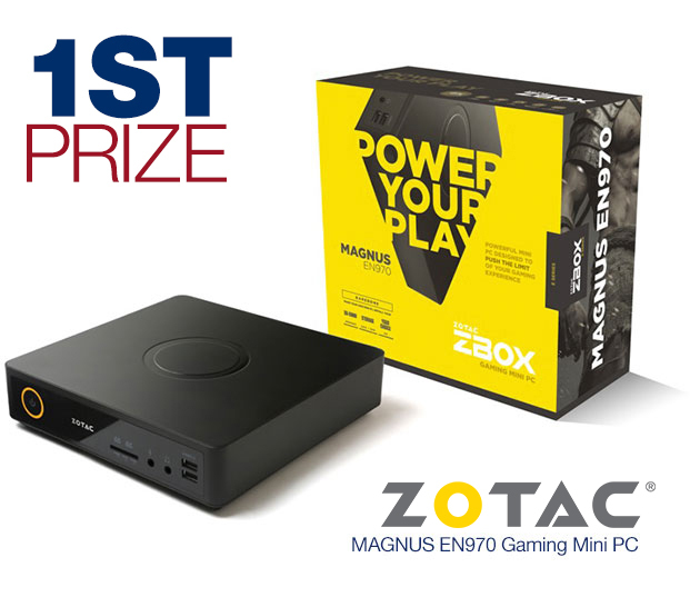 1st Prize - Zotac MAGNUS EN970 Gaming Mini PC