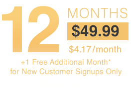 3 months $49.99 - $4.17/Month