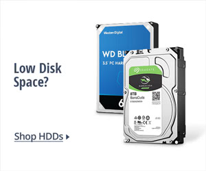 Low Disk Space? Shop HDDs