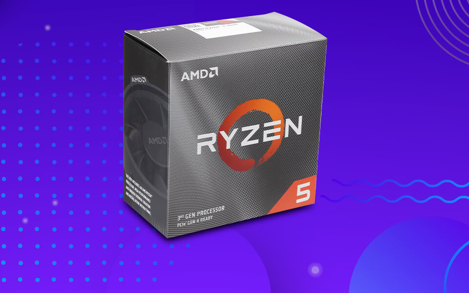 AMD RYZEN 5 3600 6-Core 3.6 GHz (4.2 GHz Max Boost) Socket AM4 65W 100-100000031BOX Desktop Processor