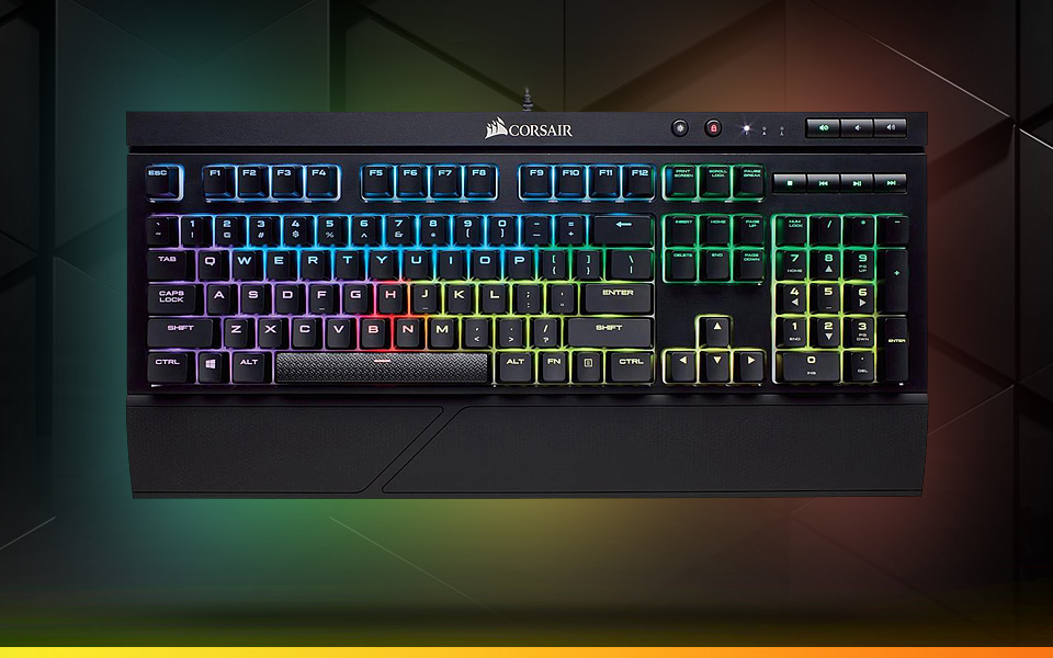 CORSAIR K68 RGB Mechanical Gaming Keyboard, Backlit RGB LED, Cherry MX Red, Dust and Spill Resistant