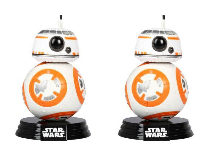 Funko POP BB-8 Robot Action Figure Star Wars, Bobble-head Kids Figurine Gift Toy, 2 Included