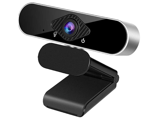 TROPRO Full HD 1080p 360 Degree Rotation Webcam with Microphone