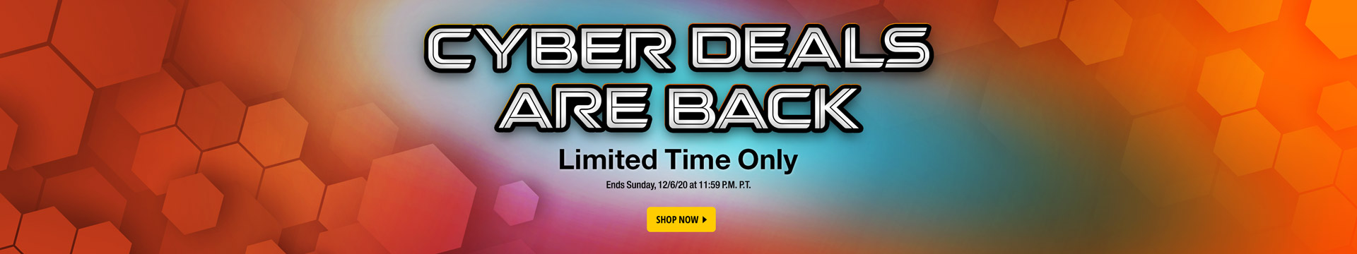 Cyber Deals Are Back