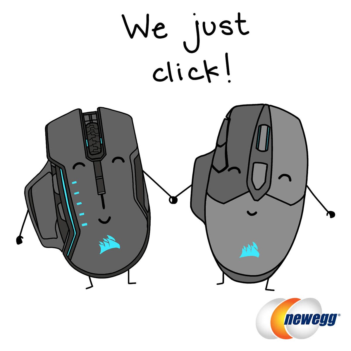 We just click!