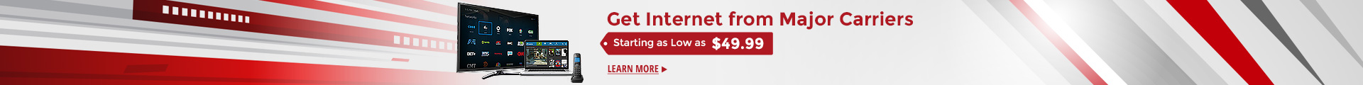 Get Internet from Major Carriers